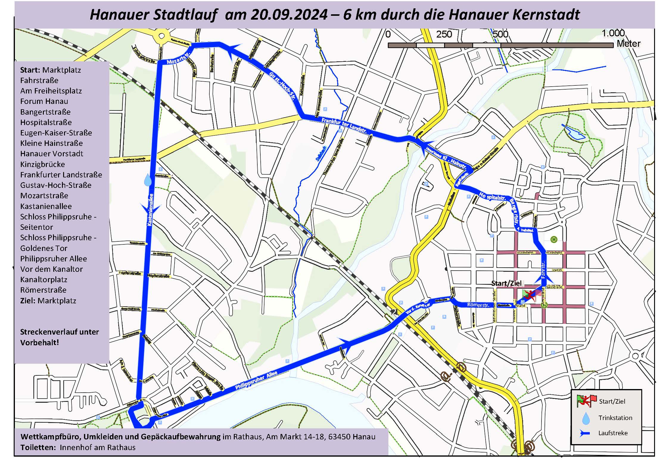 Streckenplan 2024